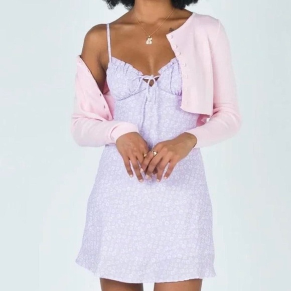 Princess Polly Willow Purple Spaghetti Cami Camisole Mini
Tank Slip Dress Size 0 - Picture 5 of 16